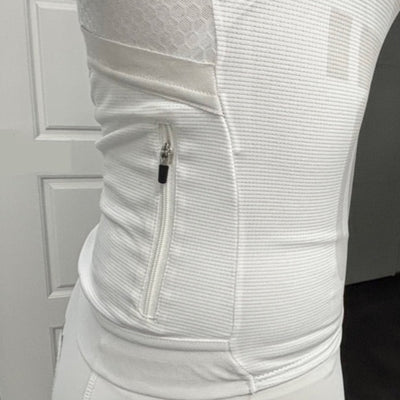 Moda Bici Elite Unisex Jersey White & light grey - 3.8 oz/110 gr