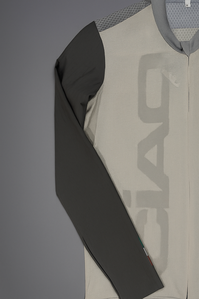 Moda Bici Elite Unisex LONG SLEEVES JERSEY Sand & Sand Grey tones