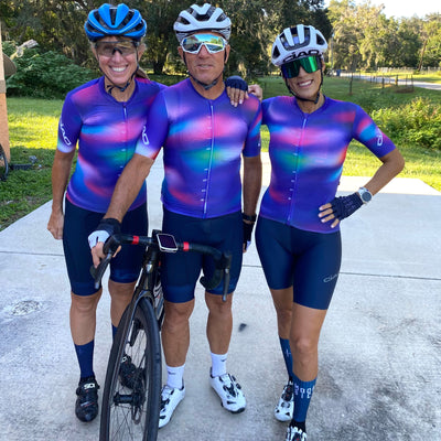Moda Bici Elite Unisex Jersey Italy Violet 3.8 oz/110 gr