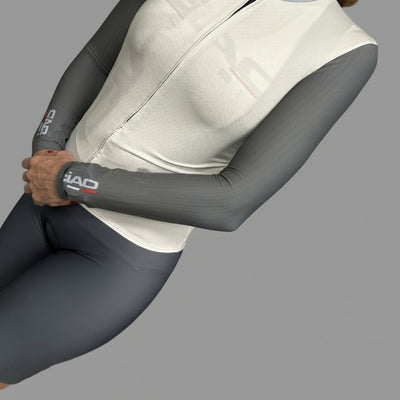 Moda Bici Elite Unisex LONG SLEEVES JERSEY Sand & Sand Grey tones