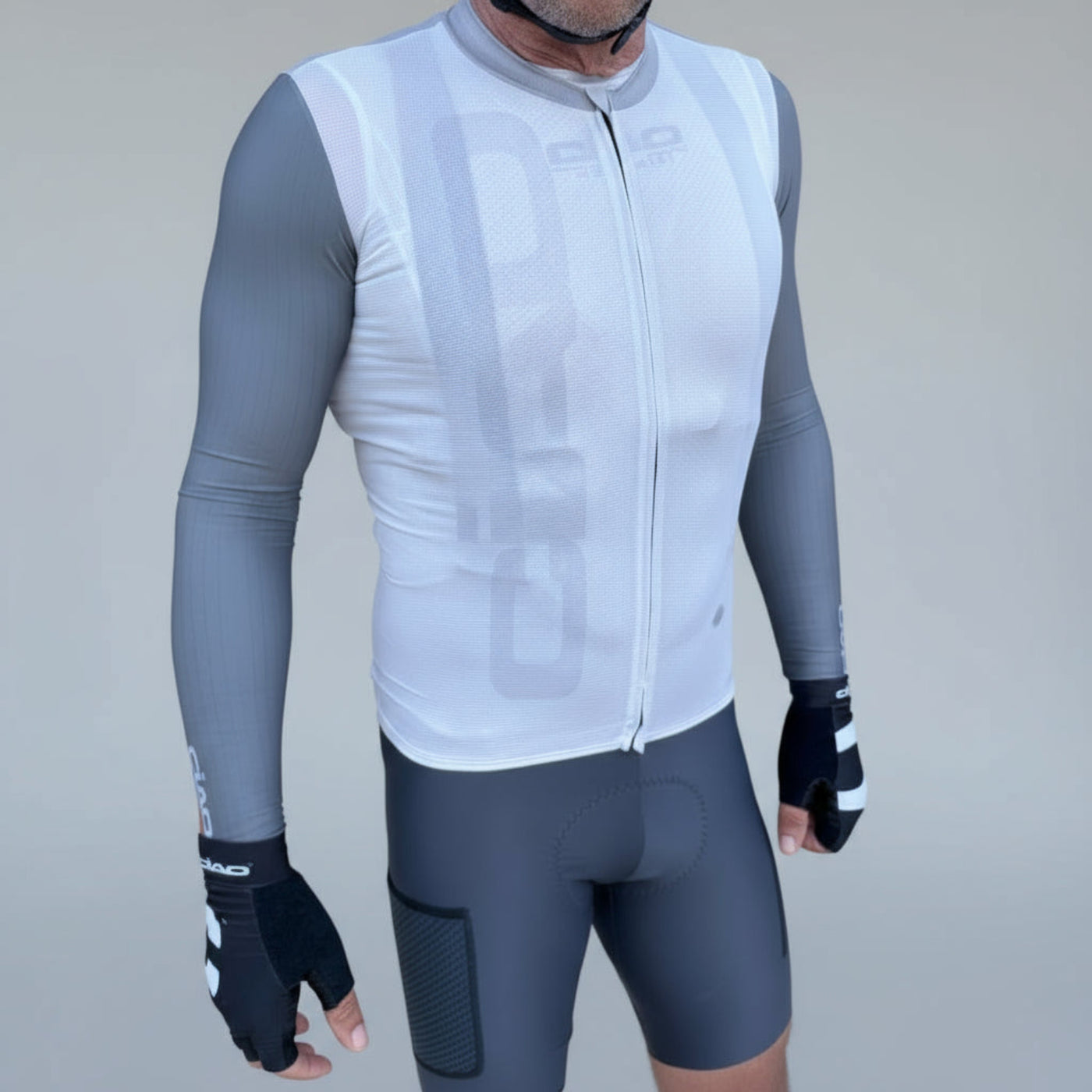 Moda Bici Elite Unisex LONG SLEEVES JERSEY Sand & Sand Grey tones