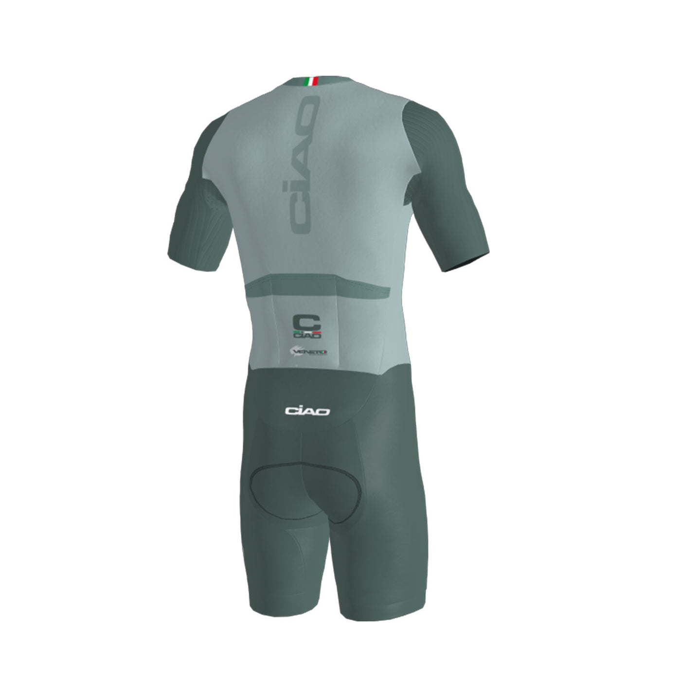 Elite Triathlon Unisex Body GREY GREEN TONES