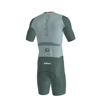 Elite Triathlon Unisex Body GREY GREEN TONES