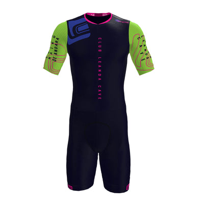 CLUB LEANDA CAVE - Triathlon Body with sleeves MEN's