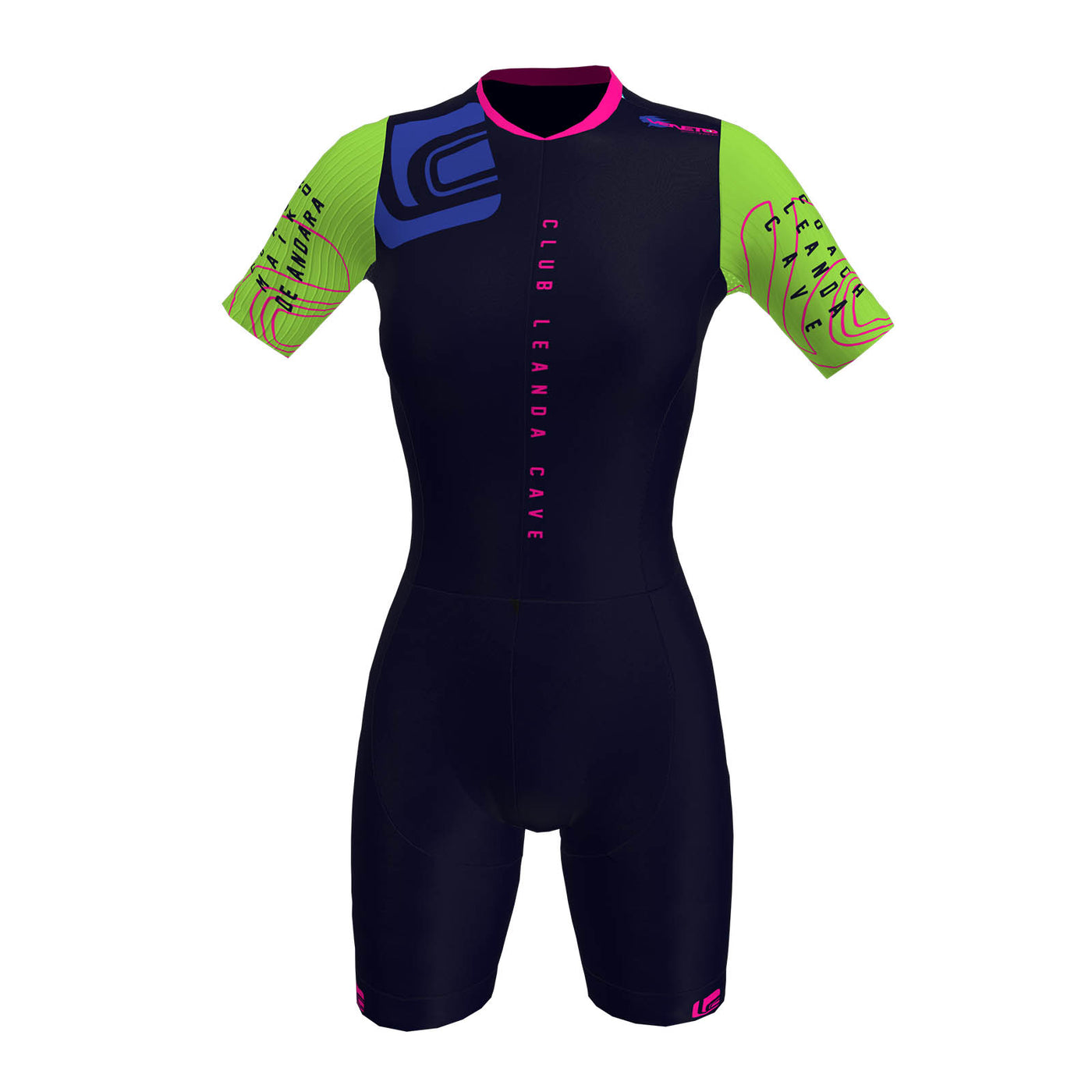 CLUB LEANDA CAVE - Triathlon Body with sleeves WOMEN's