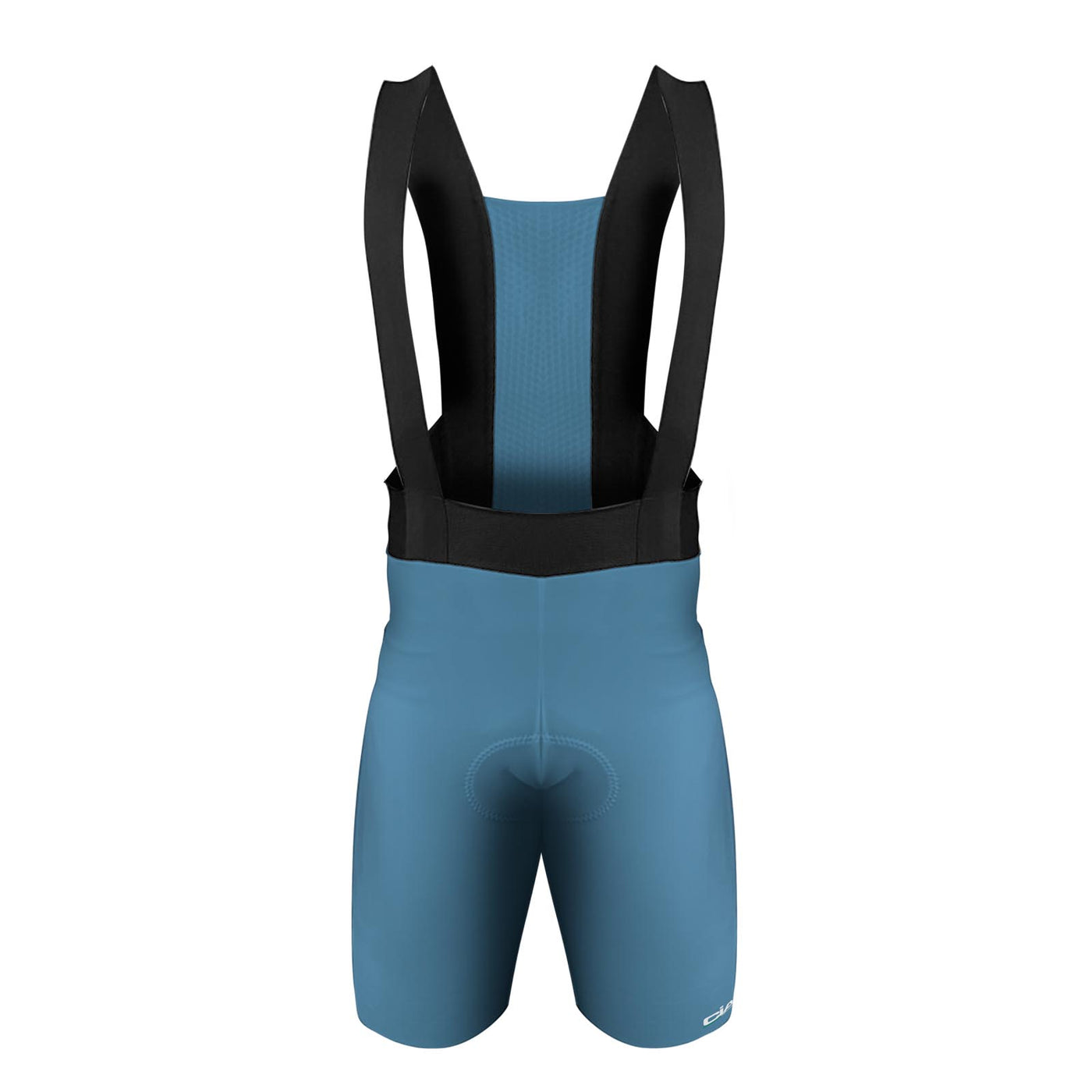 Mens Comfort Bib Short Blue/Gray 6.1 oz