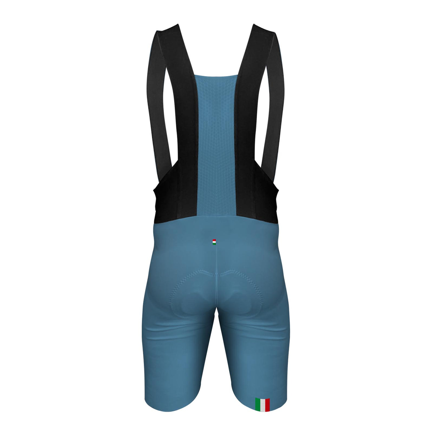 Mens Comfort Bib Short Blue/Gray 6.1 oz