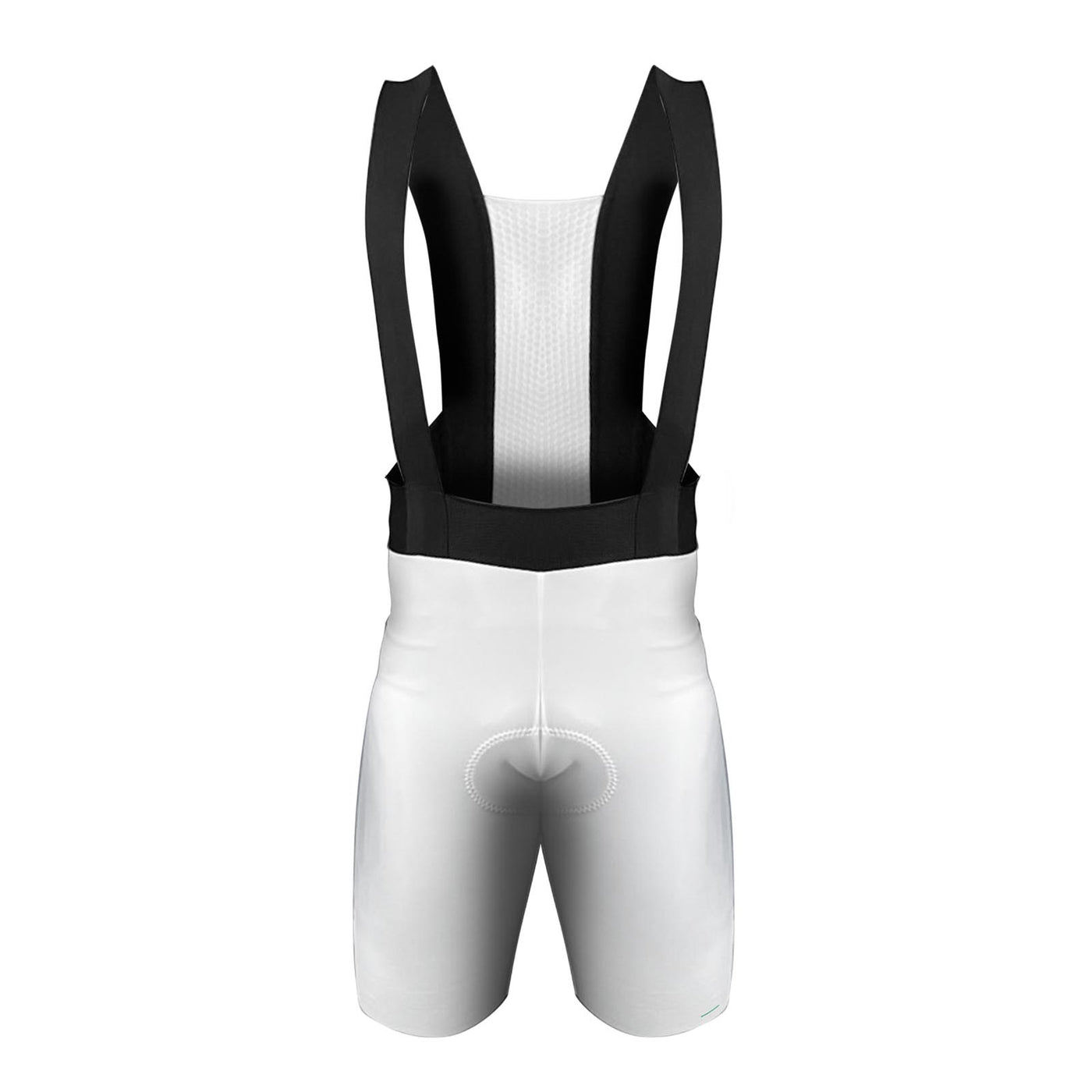 Mens Comfort Bib Short White 6.1 oz