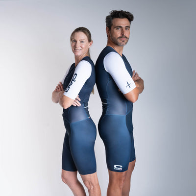 Moda Tri Triathlon Men's Body Blue and White